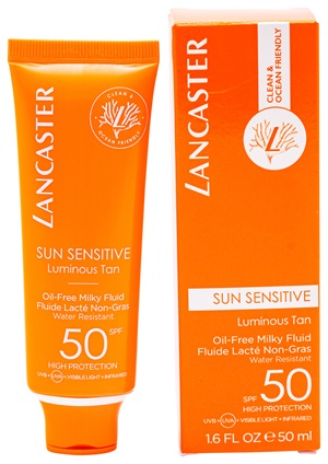 Lancaster Sun sensitive fluide lacté non-gras SPF 50